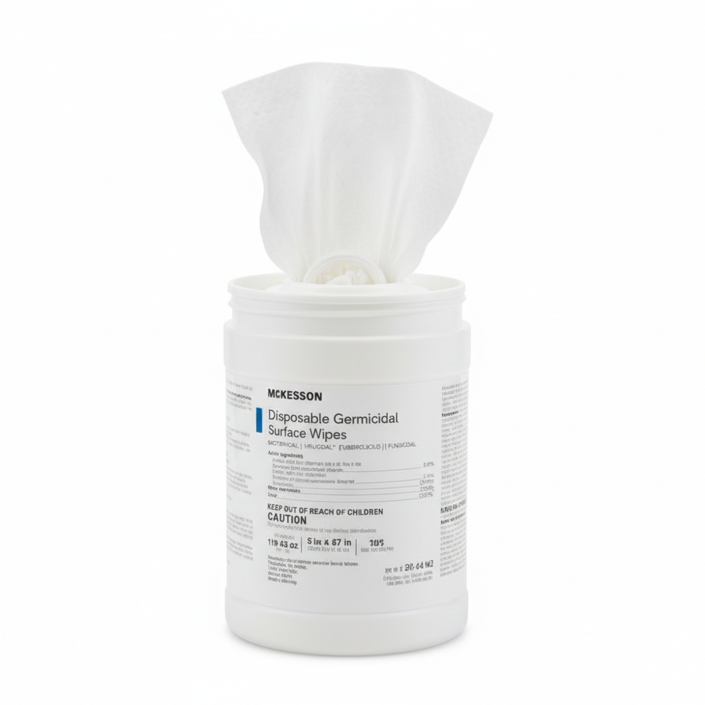 Open container showing wipes