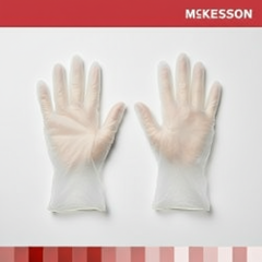 Overhead view of glove pair