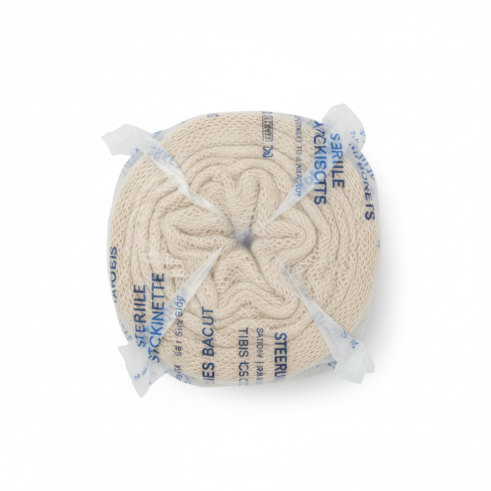 Overhead view of roll