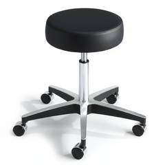 Overhead view of round seat