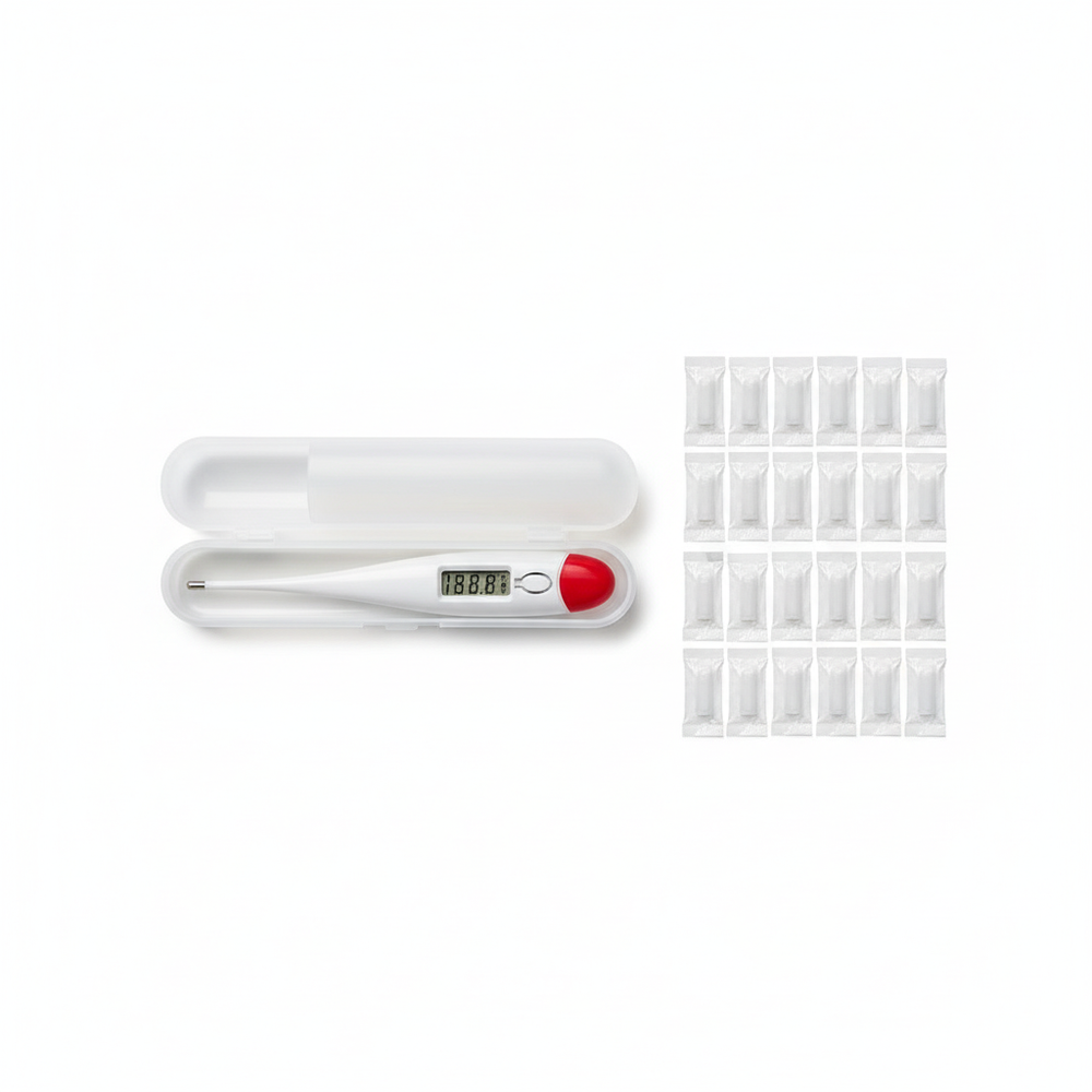 Package contents flat lay