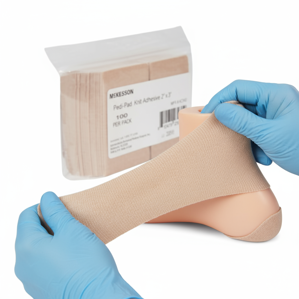 Pad stretched showing flexibility