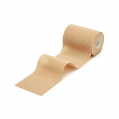 Partially unrolled bandage