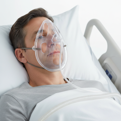 Patient Wearing Mask