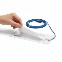 Peel backing demonstration