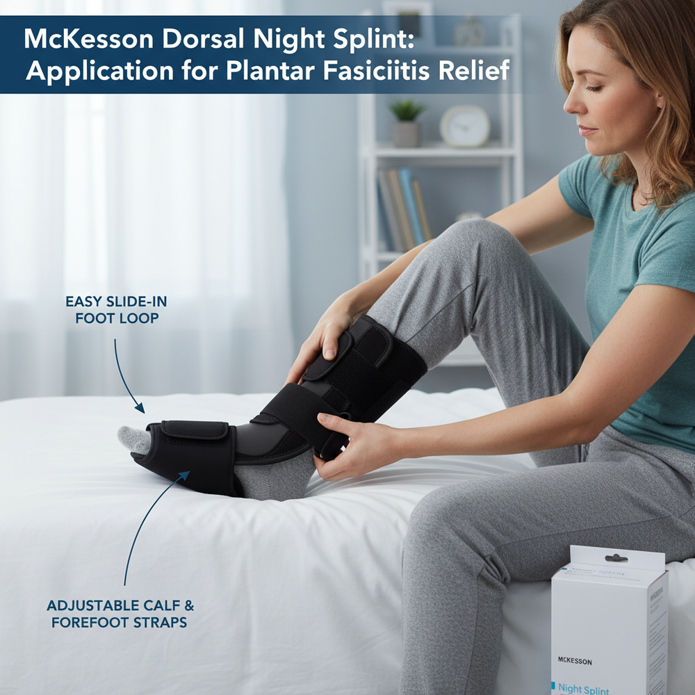 Person applying splint while seated