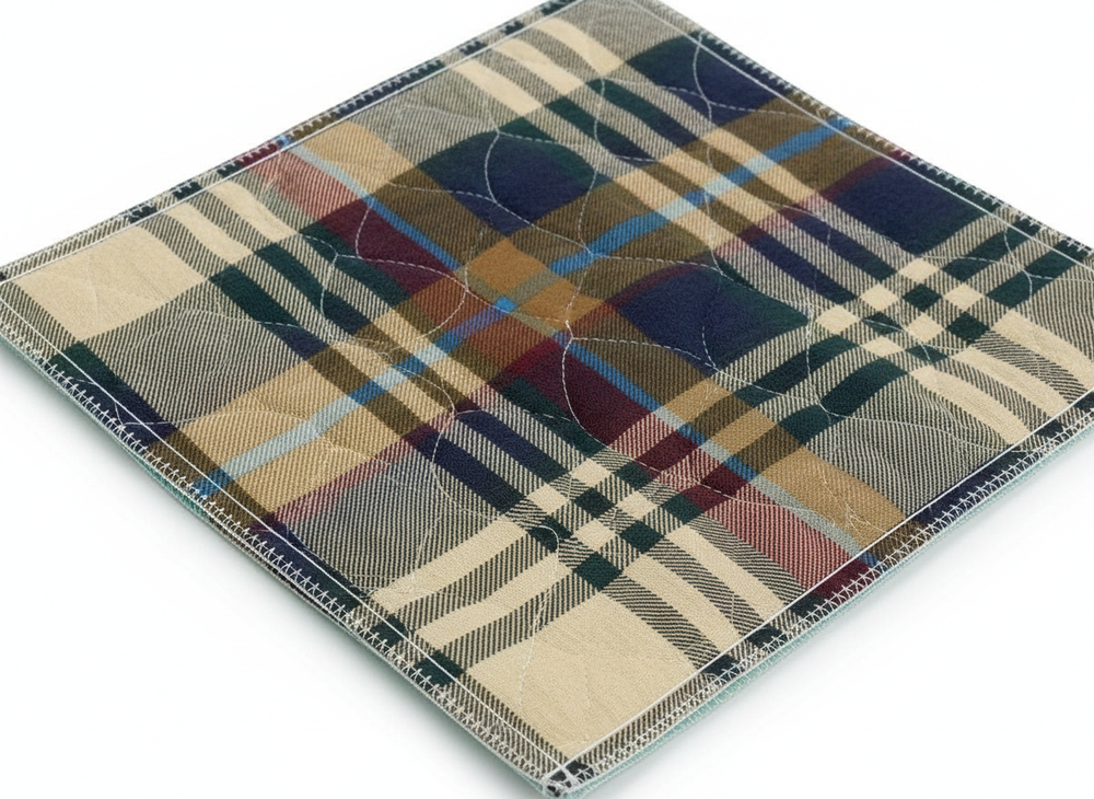 Plaid material detail