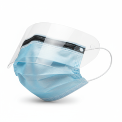 Pleated mask expansion view