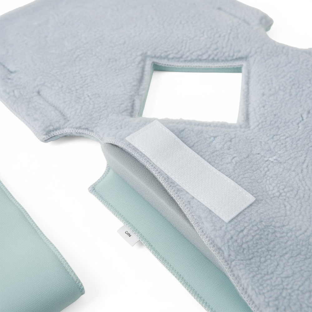 Polyester backing detail