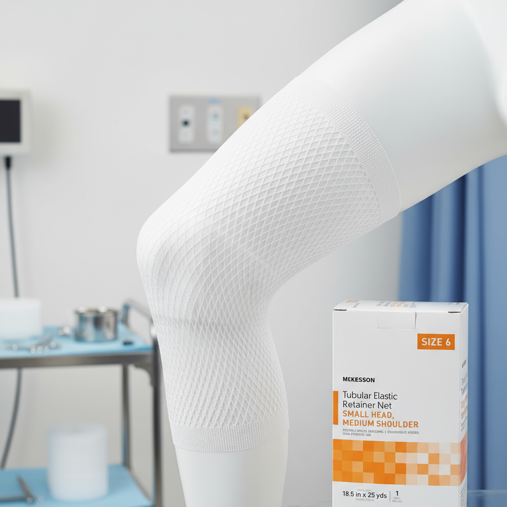 Product in use on knee/elbow