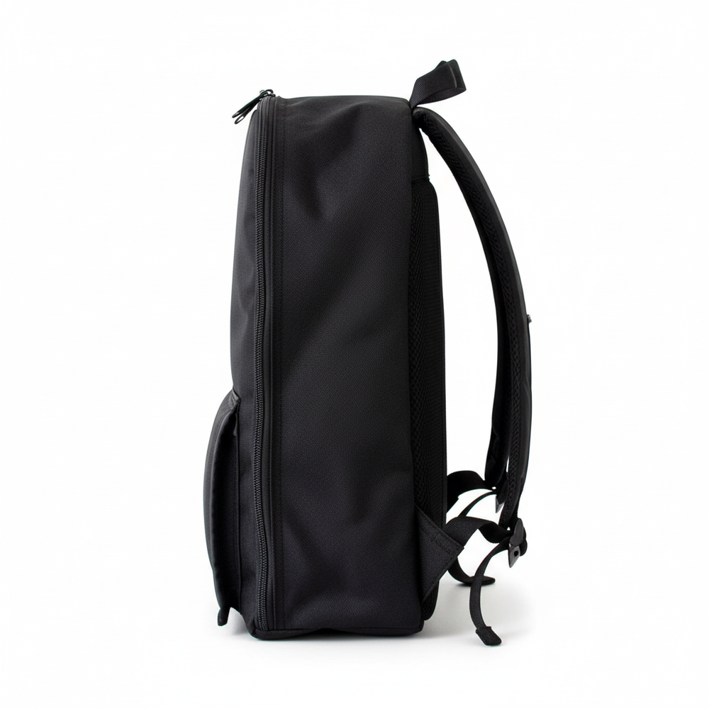 Right side view of feeding pump backpack