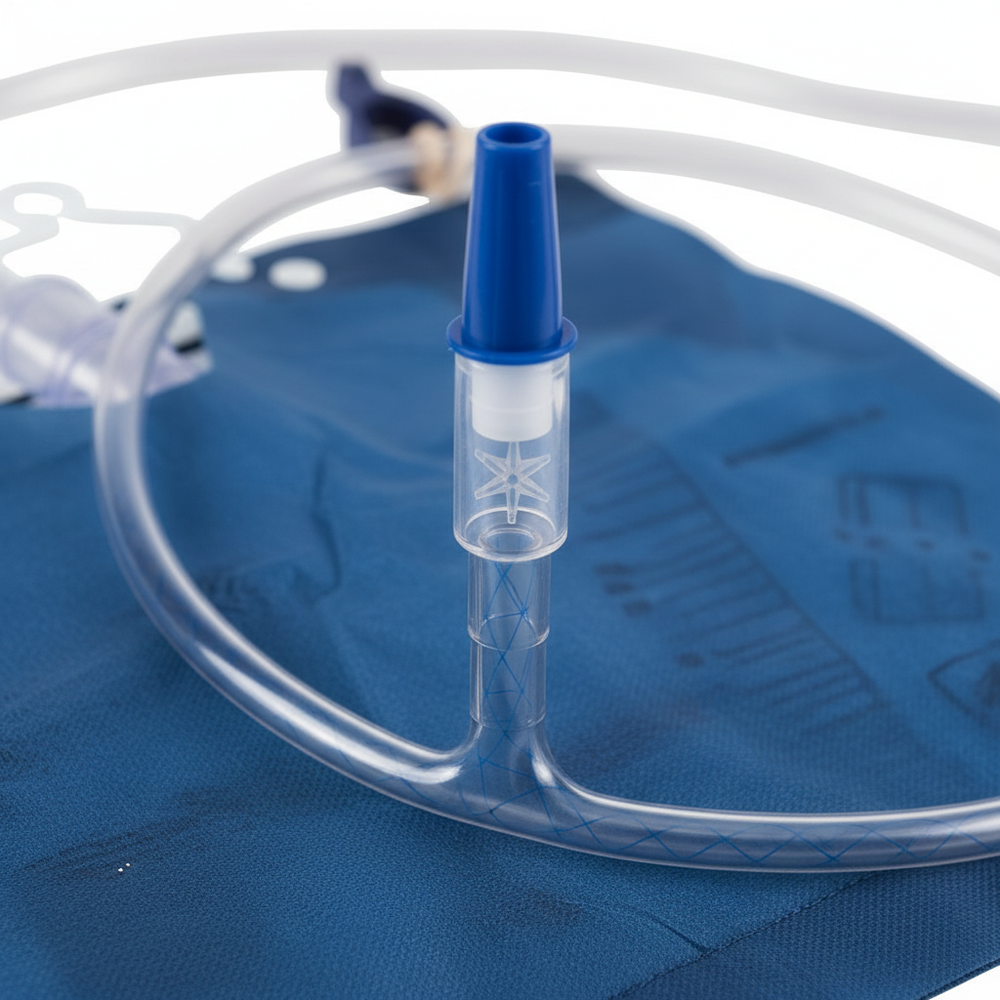 Sampling port and tubing detail