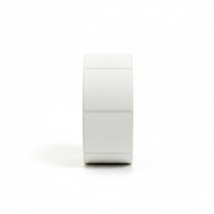 Side angle of label roll