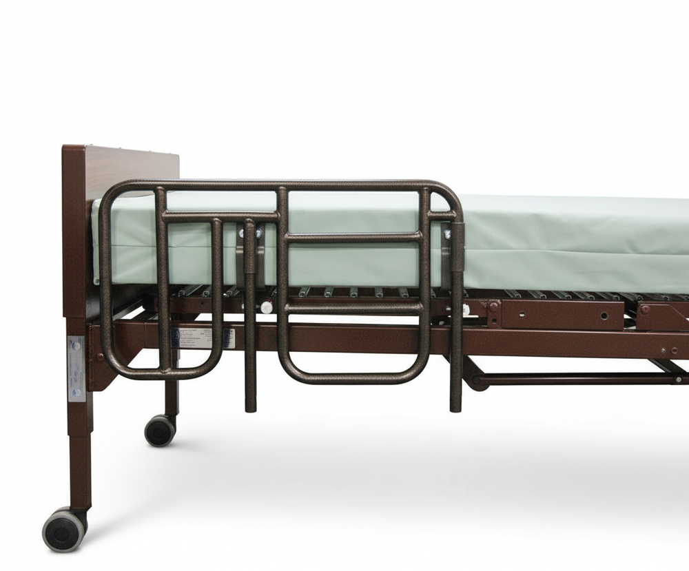 Side profile installed on bed