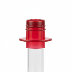 Side profile of flanged cap