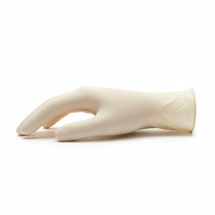 Side profile of glove