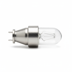 Side profile of halogen bulb