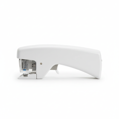 Side profile of surgical skin stapler