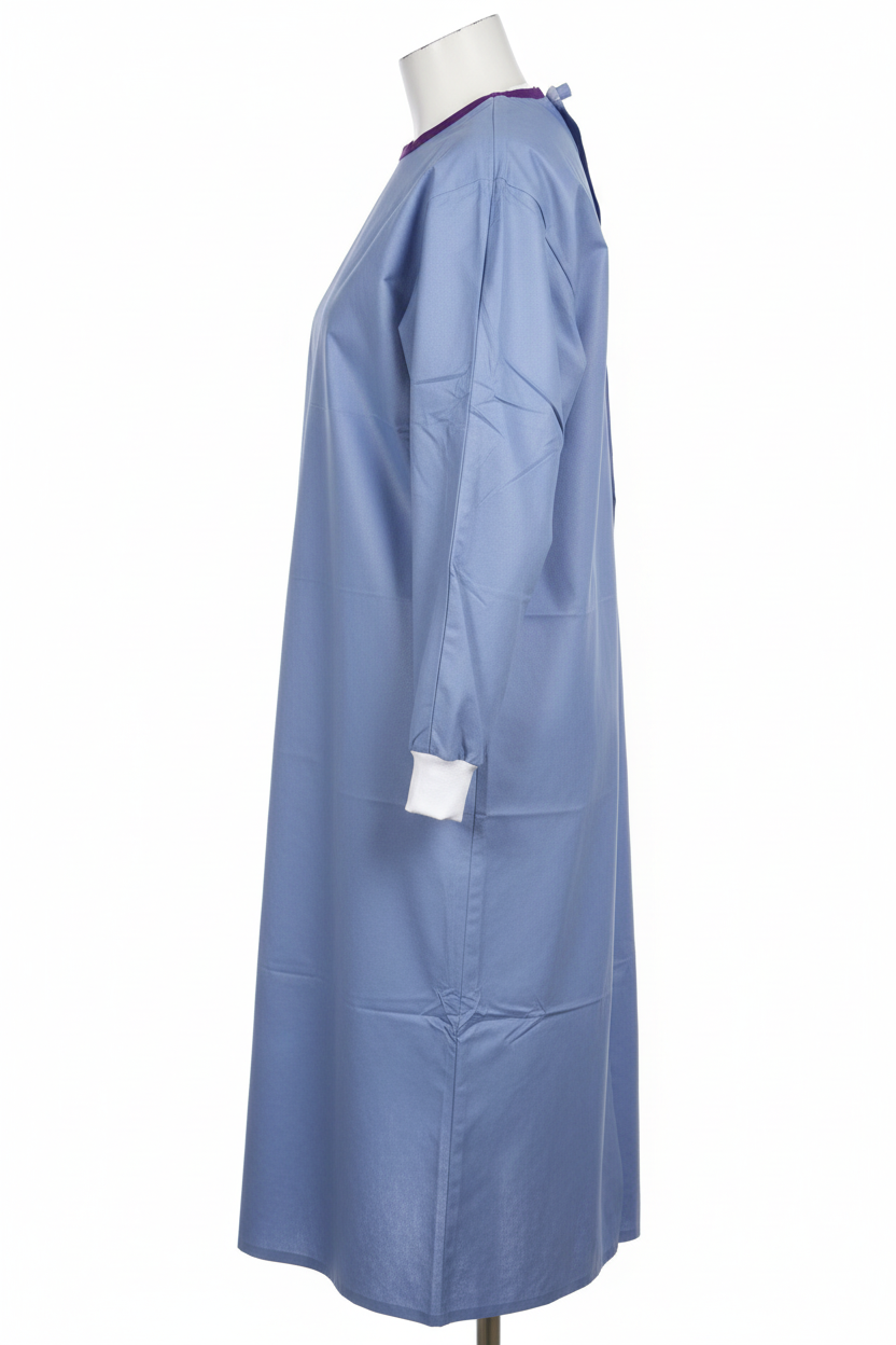 Side profile showing drape and fit