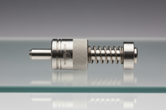 Side view of arm lock pin