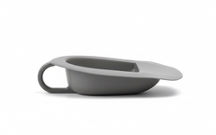 Side view of bariatric bedpan