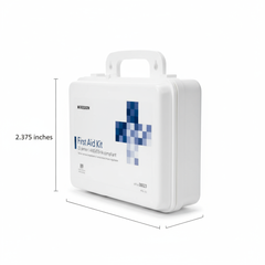 Side view of first aid kit