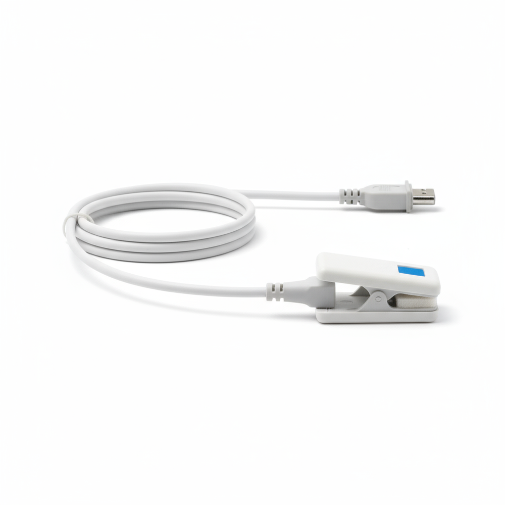 Side view showing cable