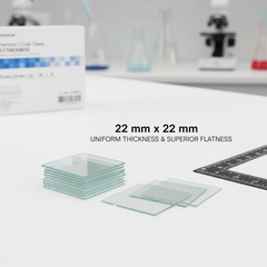 Stacked cover glasses showing uniformity