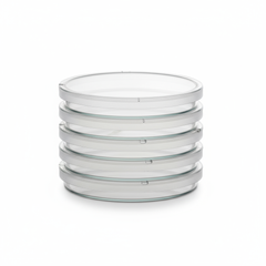 Stacked Petri dishes