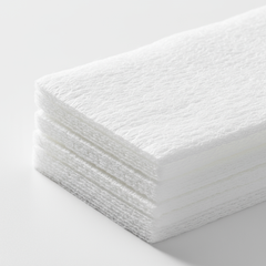 Stacked sponges close-up