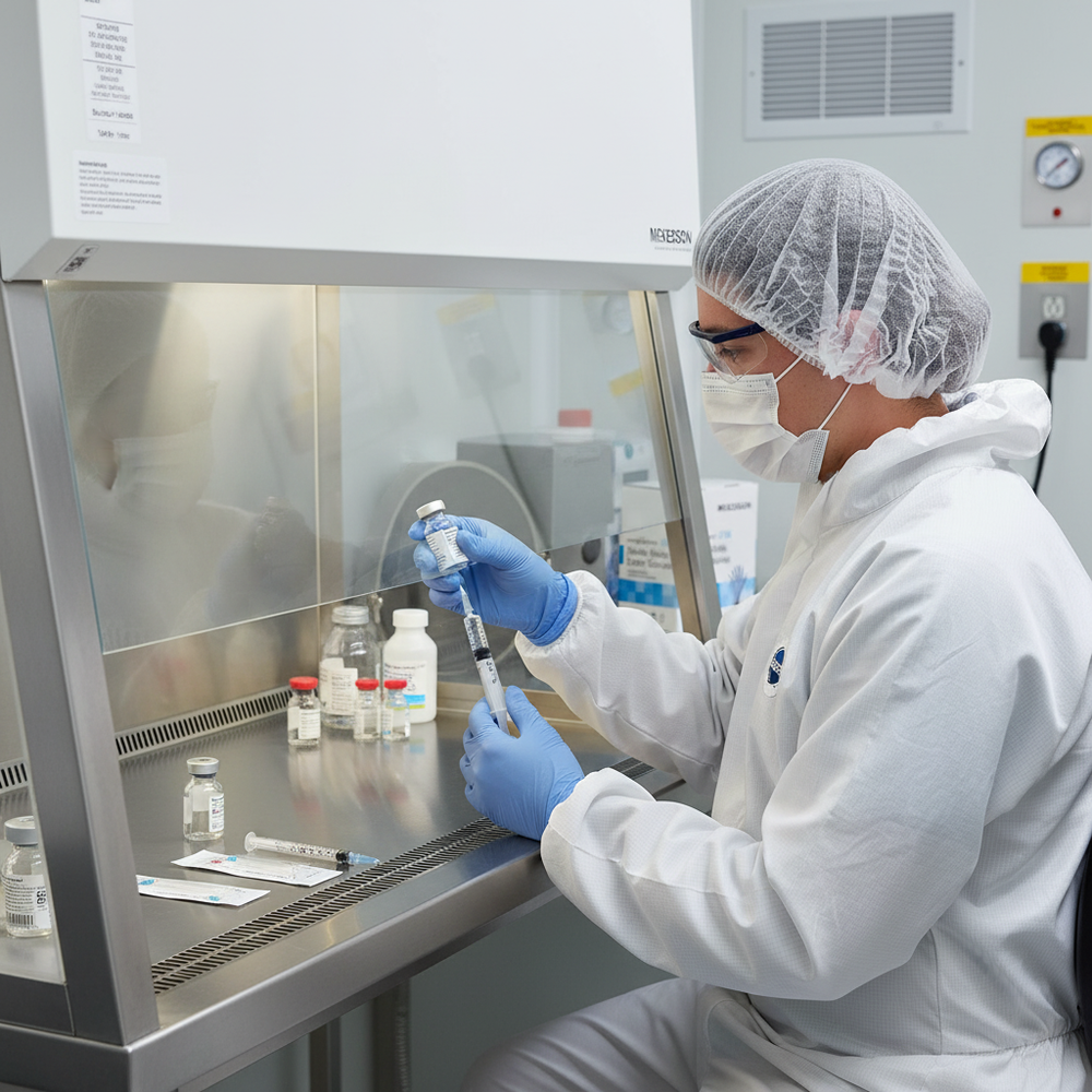 Sterile compounding use