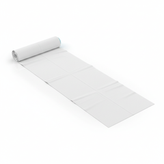 Stockinette unrolled flat