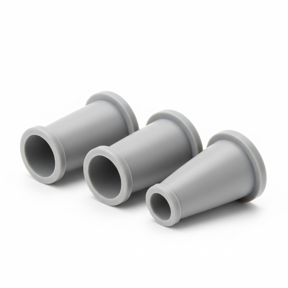 Tapered cone shape and attachment end