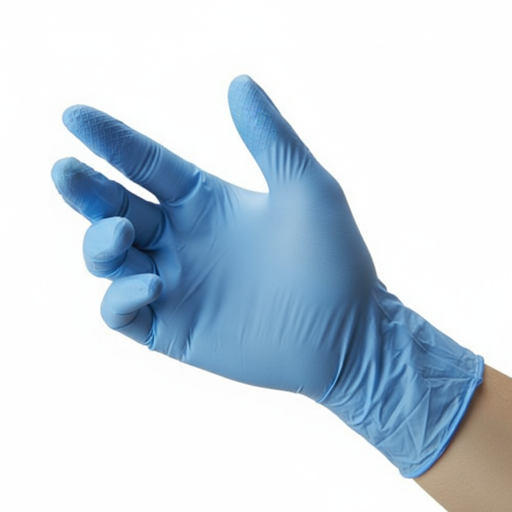 Textured fingertip and cuff detail