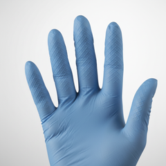 Textured fingertip macro detail