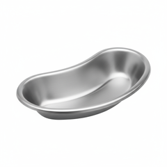 Three-quarter angle view of emesis basin