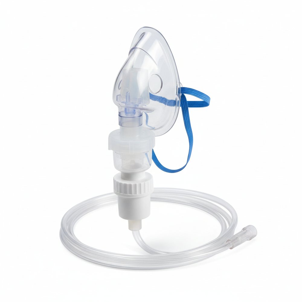 Three-quarter angle view of nebulizer