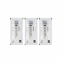 Three swabsticks laid out