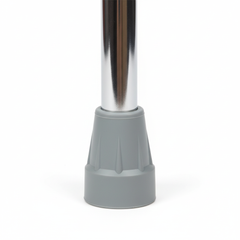 Tip installed on mobility aid tubing