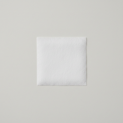 Top-down view of collagen dressing sheet