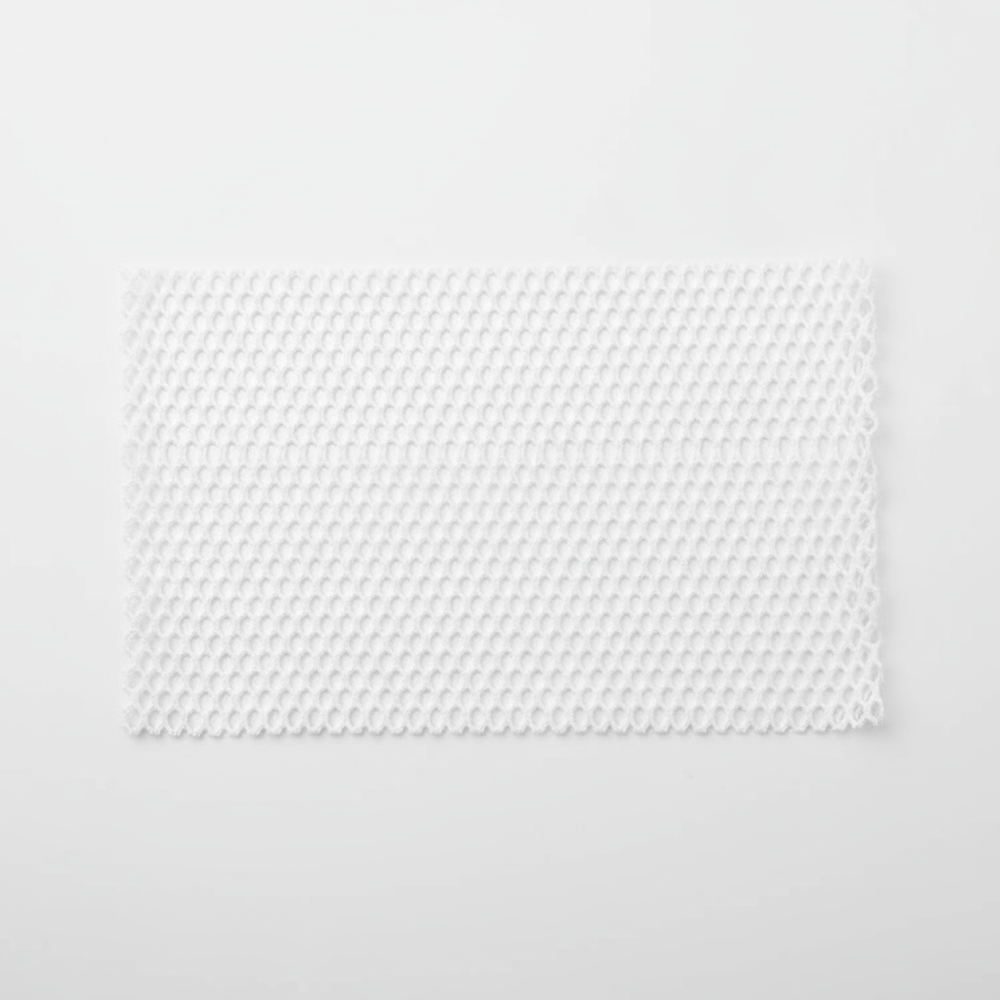 Top-down view of elastic netting