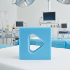 Top-down view of positioner