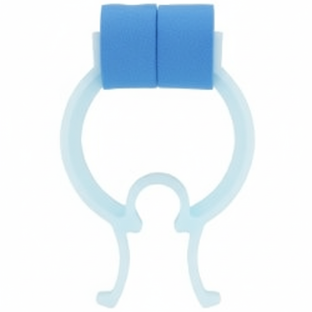 Top-down view showing spring-action design