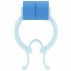 Top-down view showing spring-action design