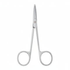 Top view with open blades