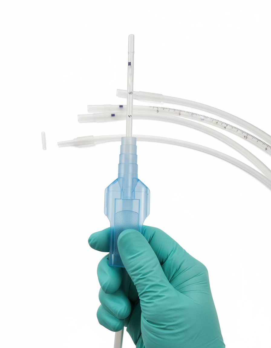 Universal connector and grip detail