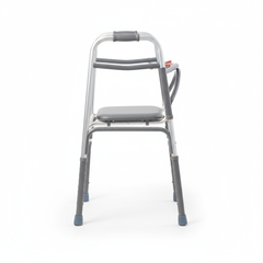 Walker in compact folded position