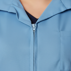 Zip front detail