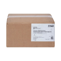 Sharps Collector Locking Wall Bracket - Swing Arm Mount for 5.4 Quart Containers, Cream