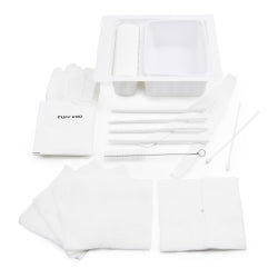 Sterile Tracheostomy Care Kit - Complete Trach Cleaning Supplies with Gloves, Brushes & Gauze